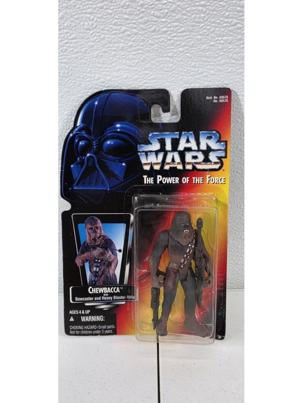 Star Wars Power Of The Force Chewbacca 3.75" Action Figure 1995 Hasbro Sealed